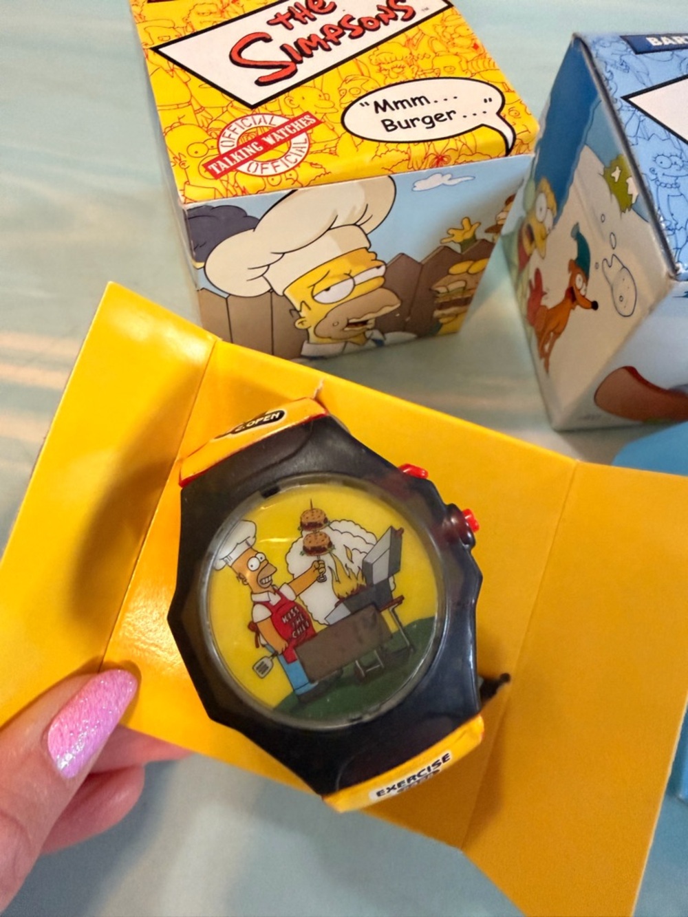 Simpsons collectible 2002 Digital Watch Set - NIP - Picture 2 of 9